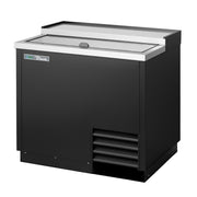 True T-36-GC-HC - 36"W Beer Glass Chiller / Froster - Black or Stainless Exterior