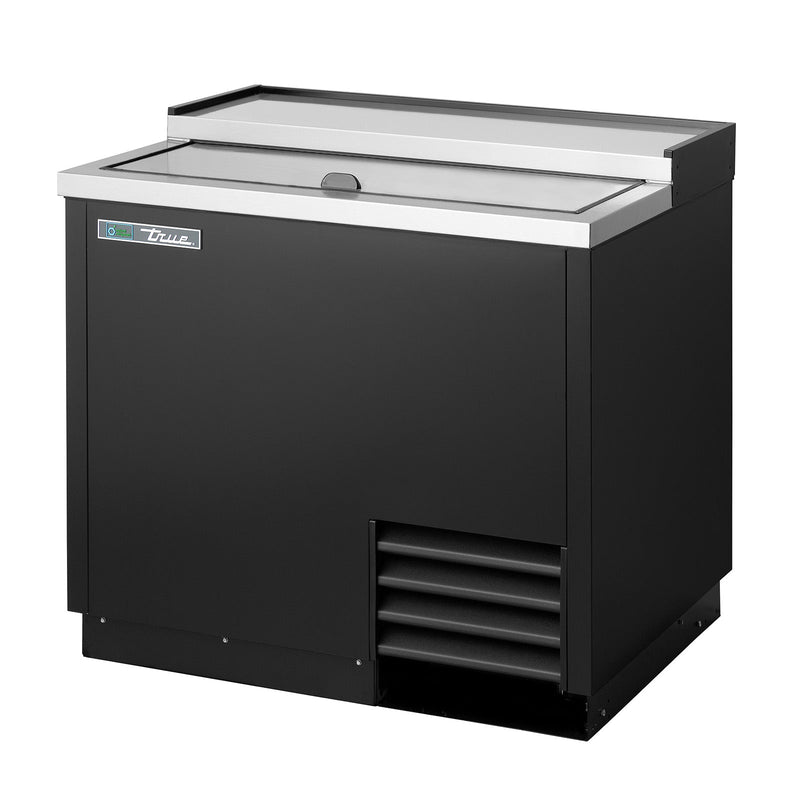 True T-36-GC-HC - 36"W Beer Glass Chiller / Froster - Black or Stainless Exterior