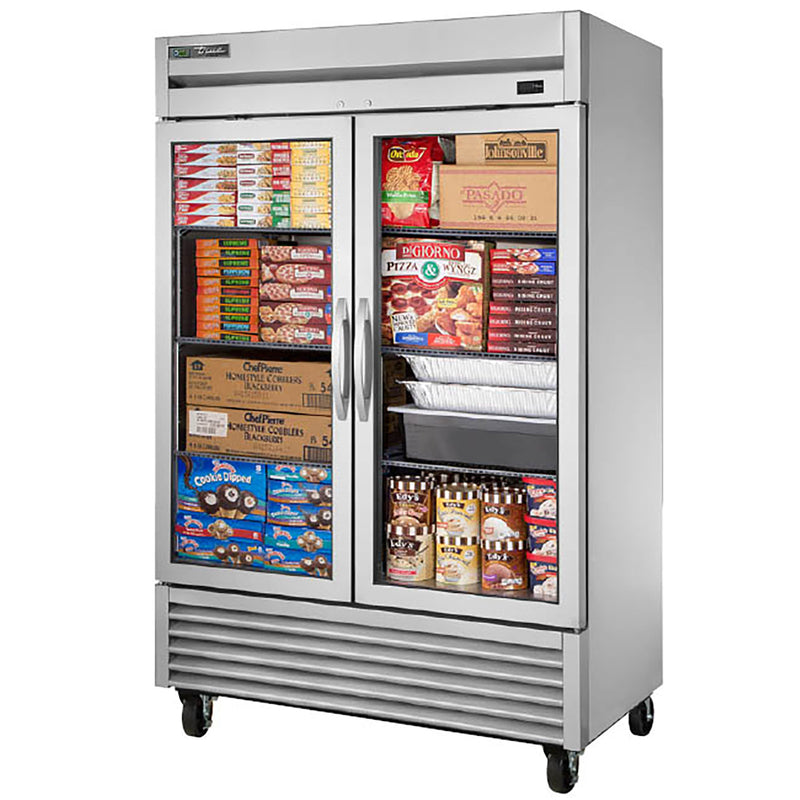 True T-49FG-HC~FGD01 - 54"W Reach-In Freezer - (2) Glass Doors