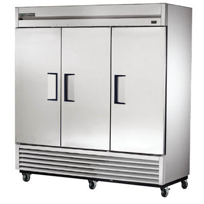 True T-72F-HC - 78"W Reach-In Freezer - (3) Doors
