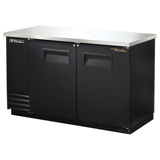 True TBB-2-HC - 58"W Back Bar Cooler - (2) Doors - Black