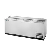 True TD-80-30-HC - 80"W Bottle Cooler - Flat Top
