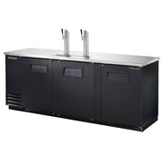True TDD-4-HC - 90"W Draft Beer Cooler / Dispenser - (3) Doors