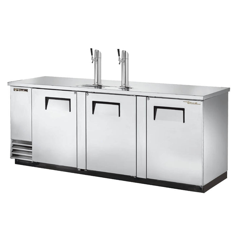 True TDD-4-HC - 90"W Draft Beer Cooler / Dispenser - (3) Doors