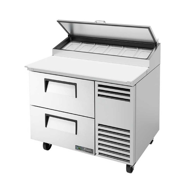 True TPP-AT-44D-2-HC - 44"W Pizza Prep Table - (2) Drawers - (16) Pans