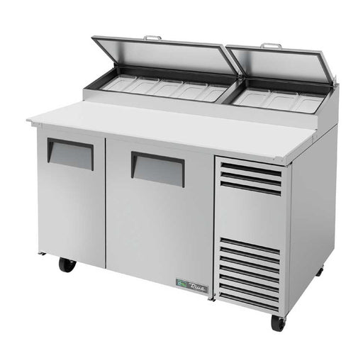 True TPP-AT-60-HC - 60"W Pizza Prep Table - (2) Doors - (8) Pans