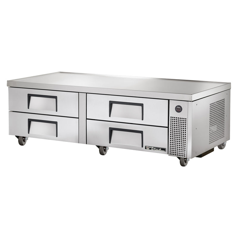 True TRCB-72-HC - 72" Refrigerated Chef Base - (4) Drawers - Front Breathing