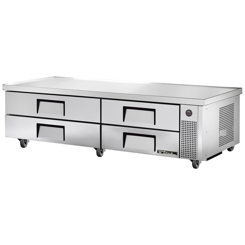 True TRCB-82-84-HC - 84" Refrigerated Chef Base - Four Drawers
