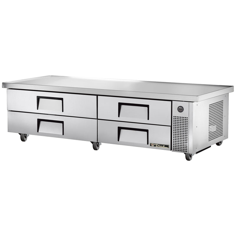 True TRCB-82-86-HC - 86" Refrigerated Chef Base - Four Drawers