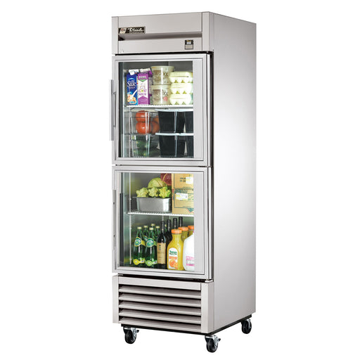 True TS-23G-2-HC~FGD01 - 27"W Reach-In Refrigerator - (2) Half-Size Glass Doors