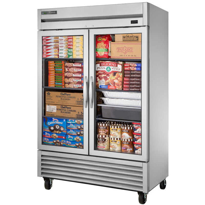 True TS-49FG-HC~FGD01 - 54"W Reach-In Freezer - (2) Glass Doors