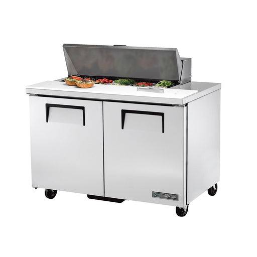True TSSU-48-10-HC - 48"W Sandwich Prep Table - (2) Doors - (10) Pans