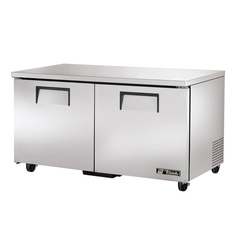 True TUC-60F-HC - 60"W Undercounter Freezer - (2) Doors