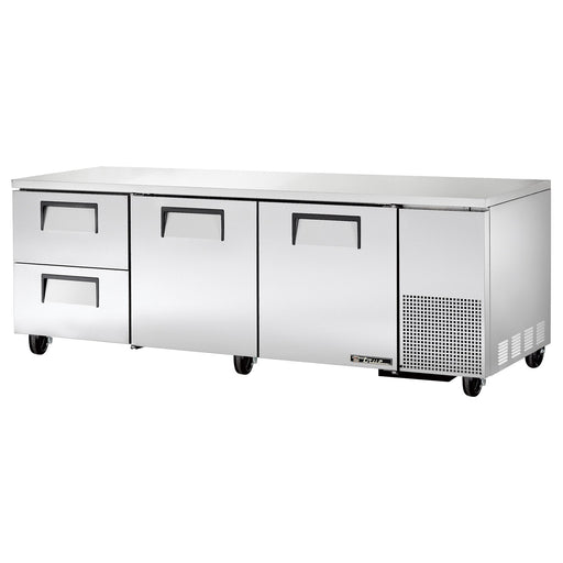 True TUC-93D-2-HC - 93"W Undercounter Refrigerator - (2) Doors, (2) Drawers