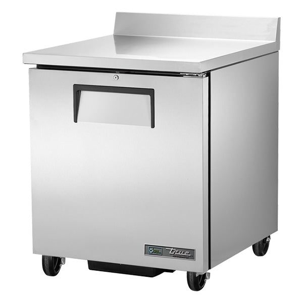True TWT-27-HC - 27"W Worktop Refrigerator w/Backsplash - (1) Door