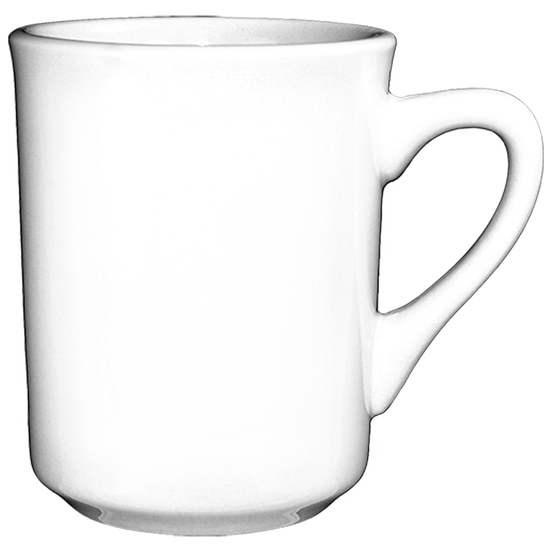 International Tableware 87241 - Dover Toledo Mug - 8.5 oz. - European White