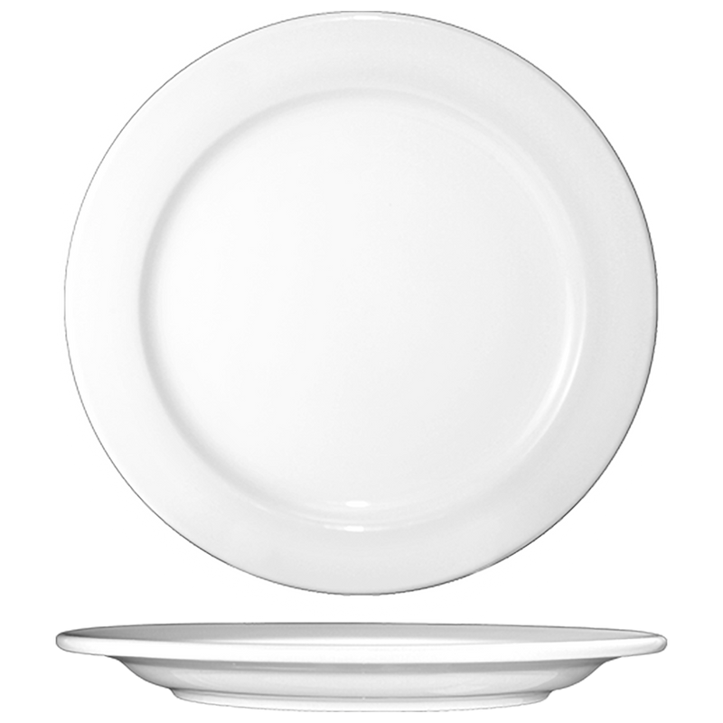 International Tableware DO-20 - Dover Plate - 11" Diam. - European White