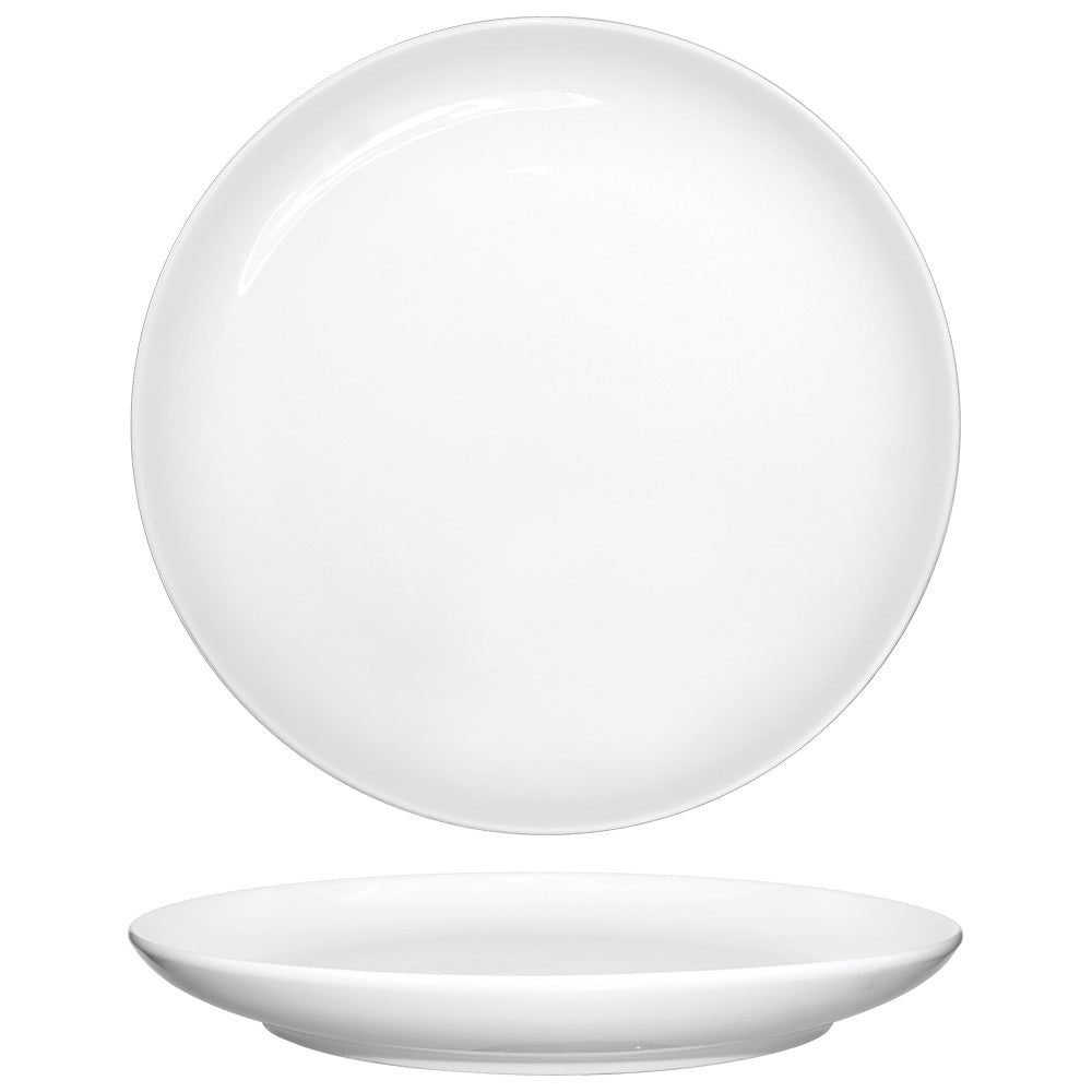 International Tableware TN-310 - Torino Deep Coupe Plate - 10" Diam. - European White