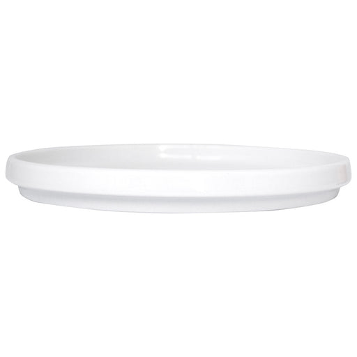 International Tableware TN-6 - Torino Walled Plate - 6-1/2" Diam. - European White