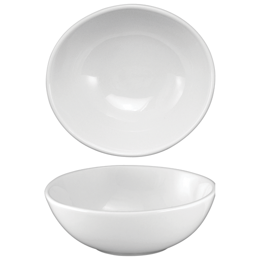International Tableware TN-205 - Torino Ellipse Bowl - 5-1/8" Diam. (11 oz.) - European White