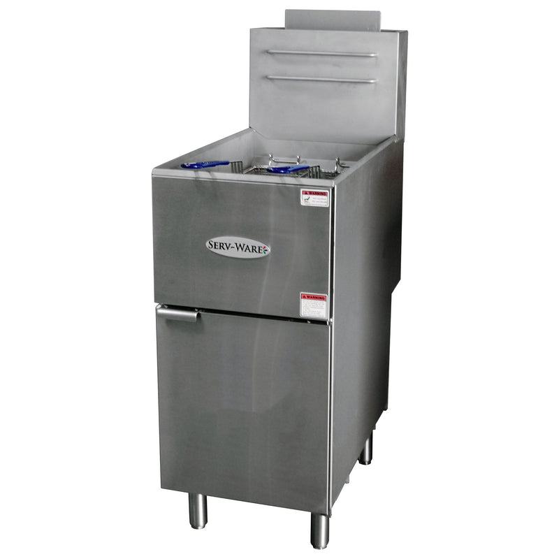 ZESCO SGF-40 Commercial 40 lb Gas Fryer