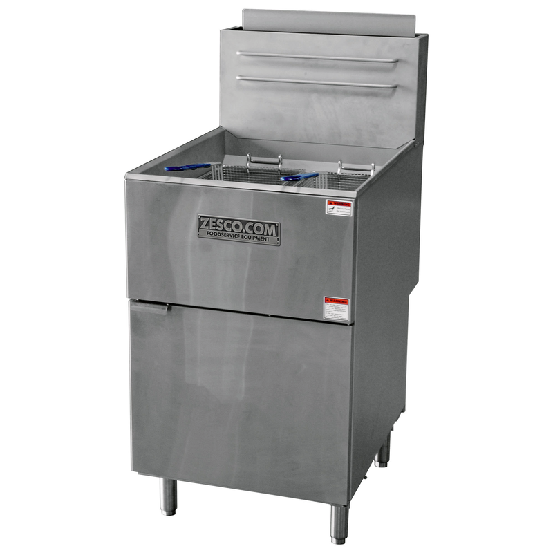 ZESCO SGF-70 Commercial 70 lb Gas Fryer